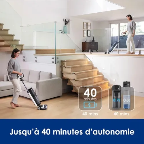 Aspirateur Laveur Sec Et Humide Intelligent TINECO Floor One S7 Pro/S7 Series -40 MIN AUTONOMIE