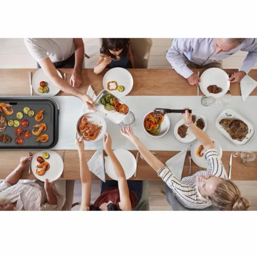 Plancha Tefal Giant Revêtement Antiadhésif, Thermostat Réglable 12 Personnes 2300 W CB631D10