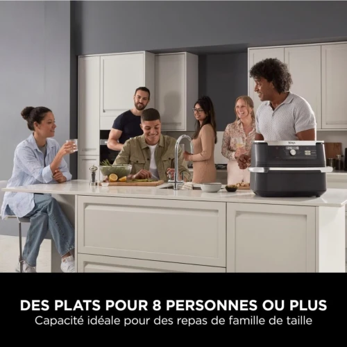 Friteuse Sans Huile Ninja AF500 10,4L - 2500w Avec Separation Du Bac En Deux Zone