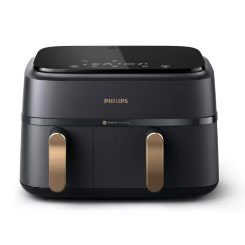 Friteuse Sans Huile PHILIPS Series 3000 9L Double Panier NA352/00