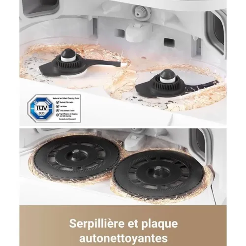 Robot Aspirateur Laveur Dreame L40 Ultra-11000pa-Autonomie 180 Min -Vadrouille Extend- 3d Maping