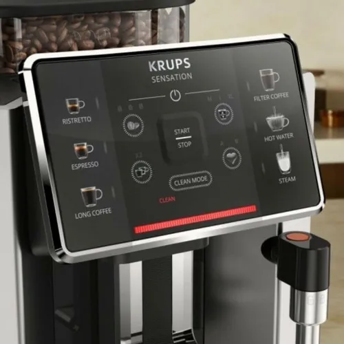 Krups Machine A Cafe Broyeur 15 Bars Noir EA910A10 - Sensation-Interface Tactile