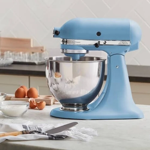 PETRIN KITCHENAID ARTISAN 4,8L DOUBLE BOL COULEUR BLEU VELVET