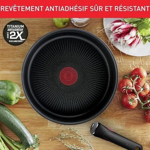 Batterie De Cuisine Tefal 20 Pieces Ingenio Emotion 20 Pieces L897SJ04