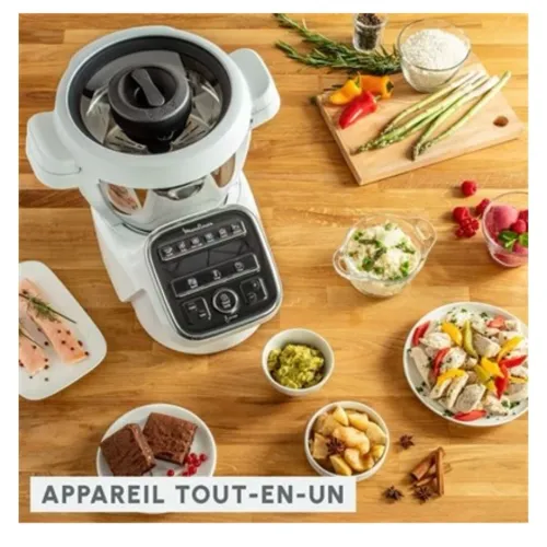 Moulinex Robot Cuiseur Companion XL 4,5L 12 Programmes - 1550W HF80DB10