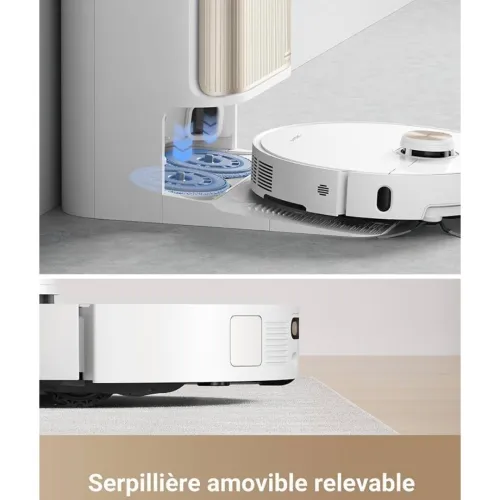 Robot Aspirateur Laveur Dreame L40 Ultra-11000pa-Autonomie 180 Min -Vadrouille Extend- 3d Maping