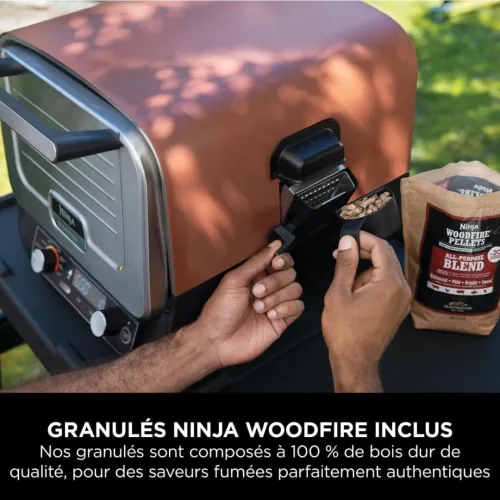 Ninja Woodfire Four à Pizza Extérieur Électrique 8 En 1
