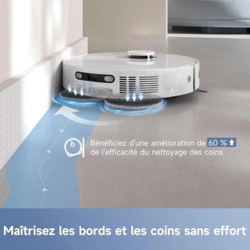 Aspirateur Robot MOVA E30 Ultra Vidage Automatique, Nettoyage Automatique Des Serpillières 7 000 Pa