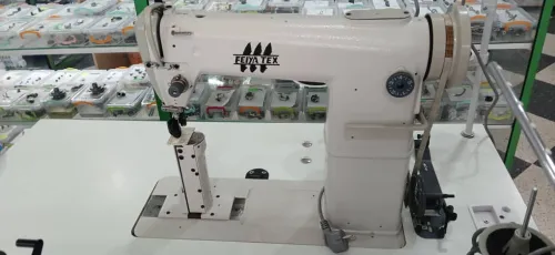    machine double aiguille selencieuse feiya tex