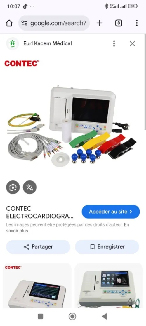 ECG 6 piste contec sous emballage