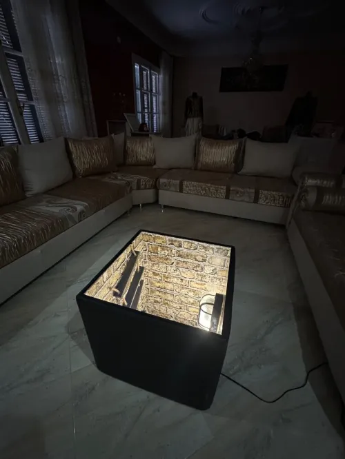 Infinity mirror table 