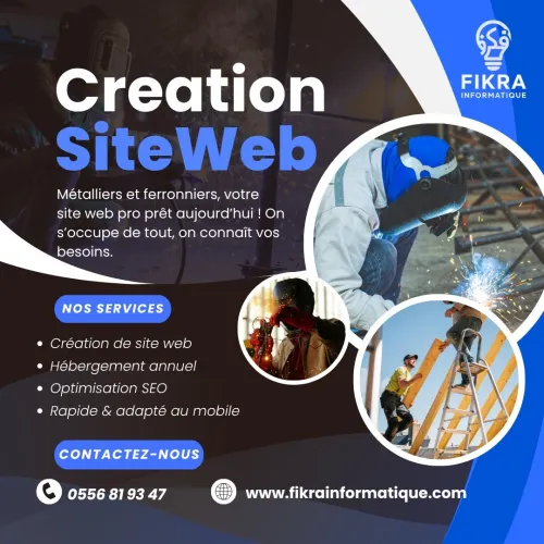 Site Web Professionnel pour Métallier et Ferronnier