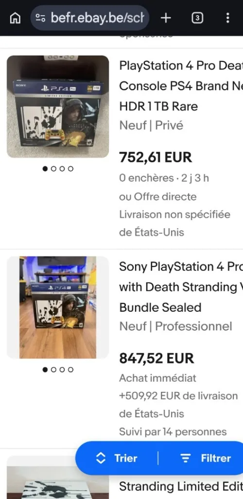Ps4 Pro 4k spéciale édition limitée collection 1tb