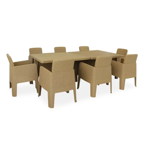 table et chaises transat