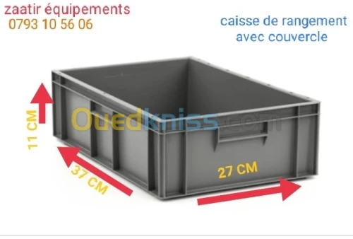 Bac en plastique 