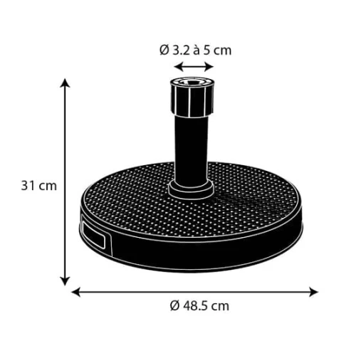 Parasol et équipement de plage et pisc