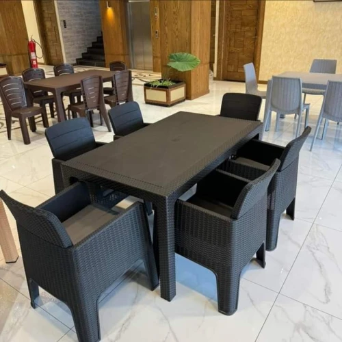 table et chaises transat