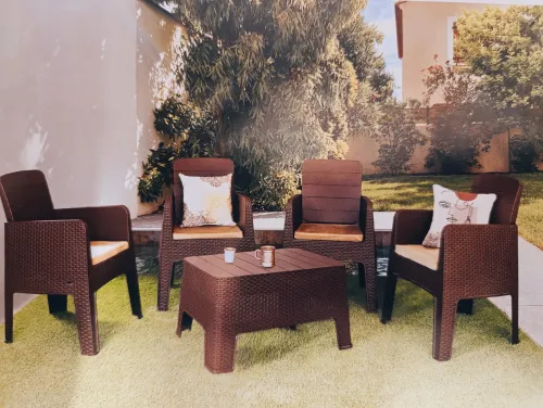 table et chaises transat