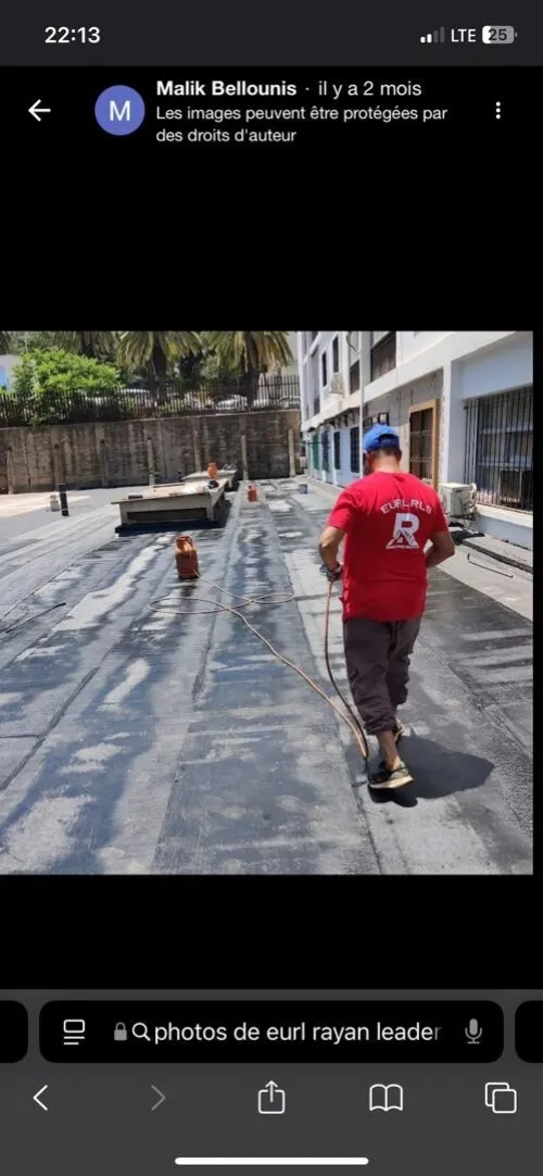 Travaux d'étanchéité professionnel 