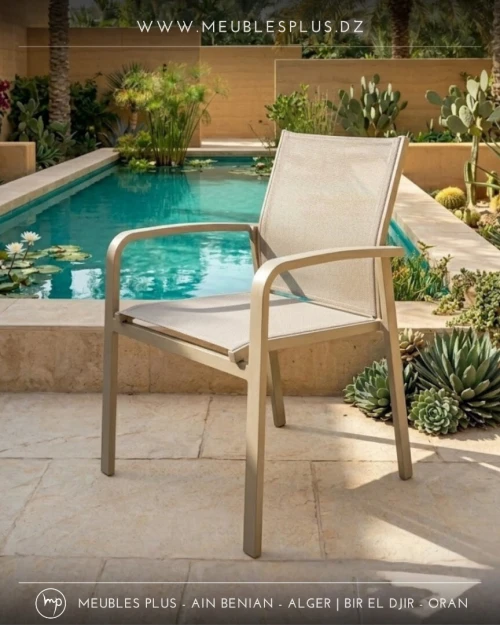 TABLE 6 CHAISES OASIS BEIGE