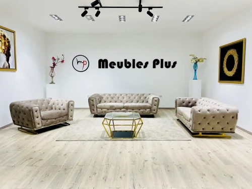 SALON CAPITONNÉ DE 6 PLACES EN VELOURS