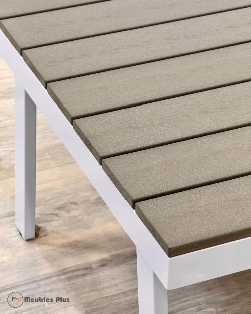 SALON ANGLE JARDIN EN ALUMINIUM