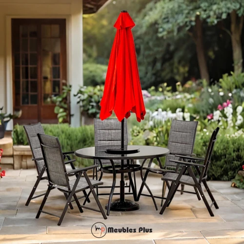 TABLE D'EXTERIEUR AVEC 4 CHAISES