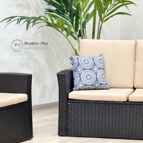 SALON 4 PLACES JARDIN