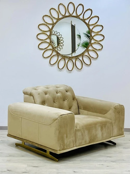 SALON 6 PLACES EN VELOURS