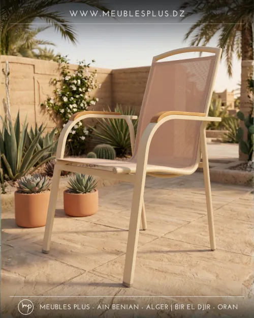 TABLE 6 CHAISES OASIS BEIGE