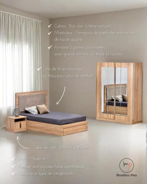 CHAMBRE A COUCHER ALBERTA JUNIOR