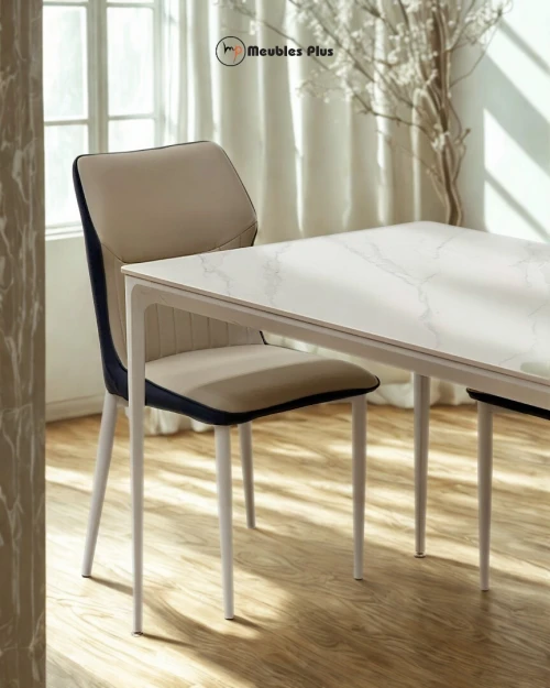 TABLE DE CUISINE AVEC 6 CHAISES