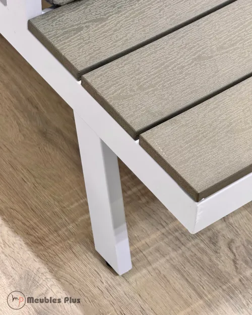 SALON ANGLE JARDIN EN ALUMINIUM
