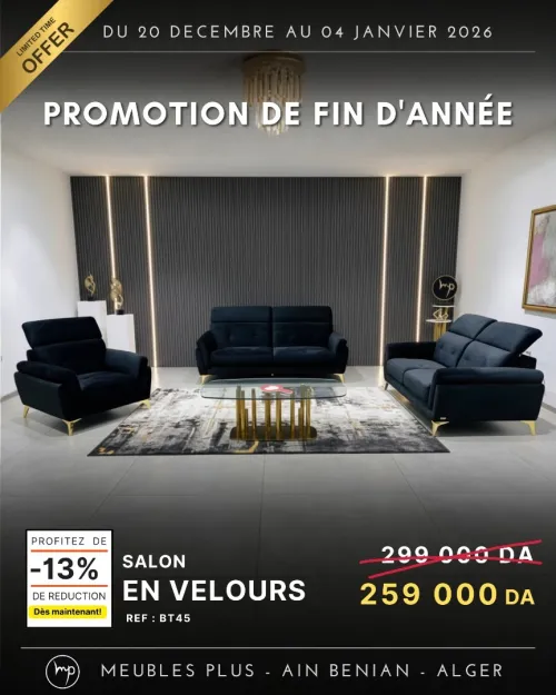 PROMO FIN D'ANNEE SALON
