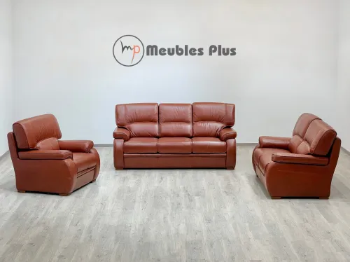 SALON 6 PLACES CUIR VENISE