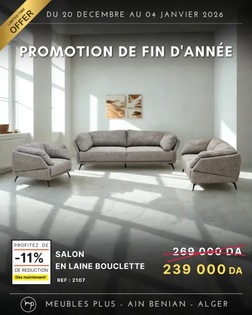 PROMO FIN D'ANNEE SALON