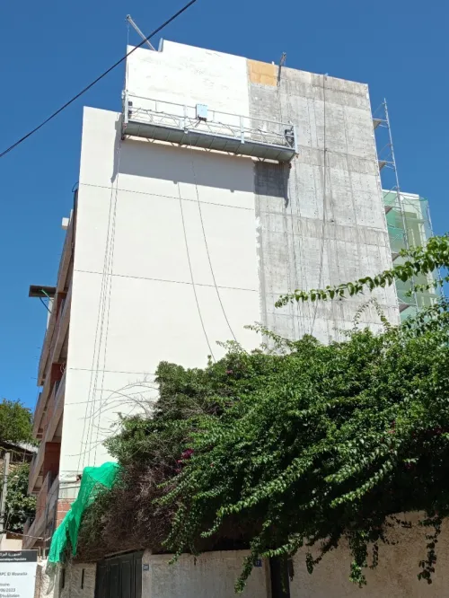 Plateforme nacelle panneau électrique