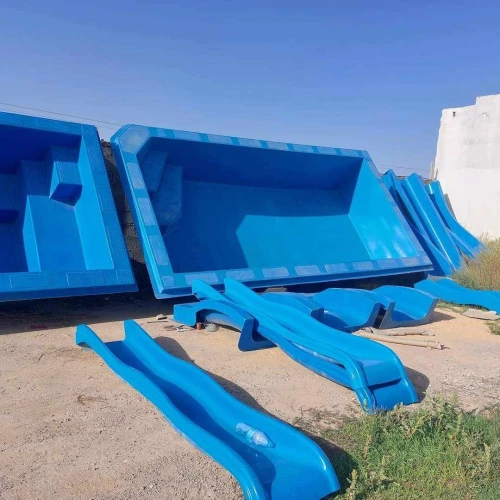 Piscine coque fibre et resine  مسابح ريزين