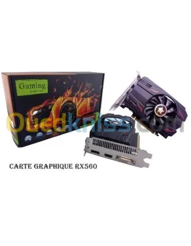 CARTE GRAPHIC GAMING 4G RX560 DDR5 PCI HDMI/DVI/DISP