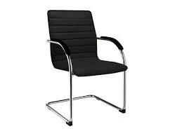 CHAISE VISITEUR LUGE NOIR B-46. 9530E/