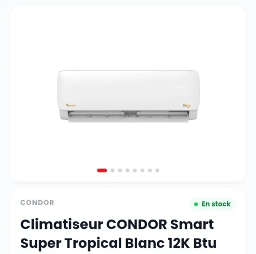 Promotion Climatiseur CONDOR HISENSE CRISTOR, 9000, 12000, 18000, 24000 BTU