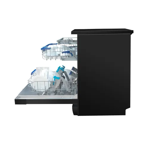 LAVE VAISSELLE CONDOR LUXA 16 COUVERTS SMART INVERTER OUVERTURE AUTOMATIQUE EN INOX NOIR ET NOIR GLASS AUTODOSE