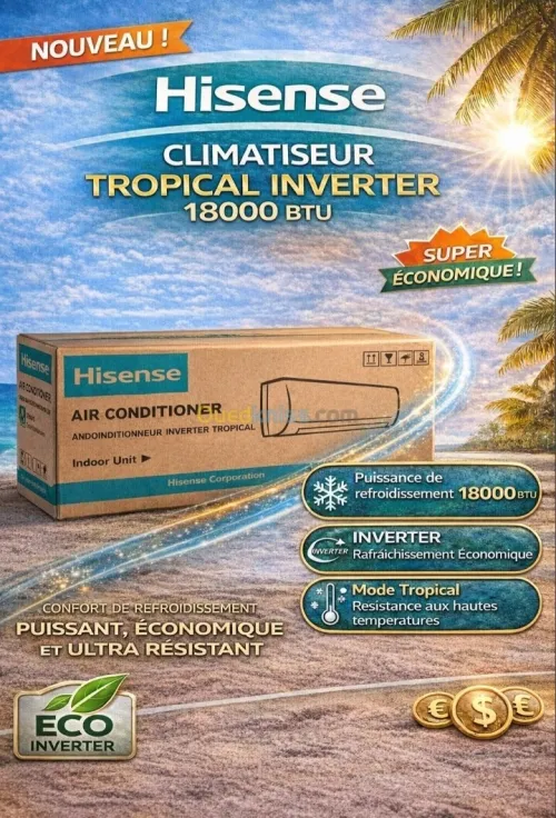 PROMOTION CLIMATISEUR CONDOR HISENSE NARDI CRISTOR DAIKIN 9000BTU 12000BTU 18000BTU 24000BTU