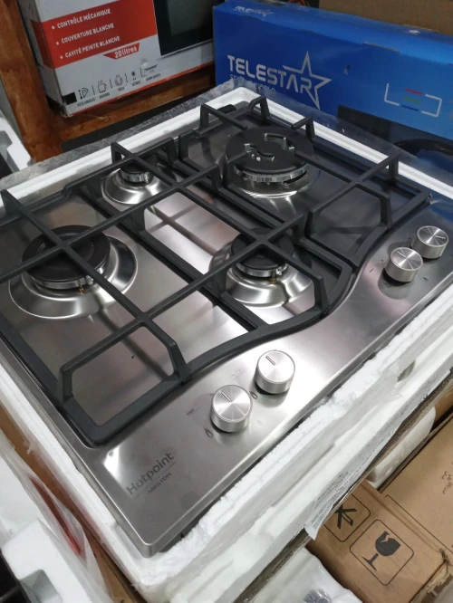 PROMO PLAQUE DE CUISSON ARISTON 4 FEUX INOX