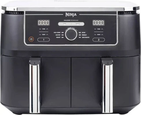 PROMO FRITEUSE AIR FRYER NINJA 9.5L DOUBLE BAC