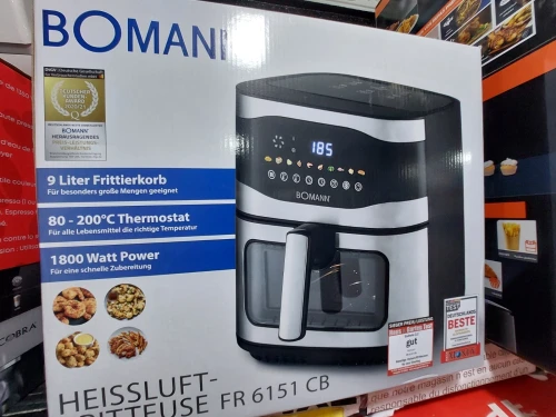 PROMOTION FRITEUSE AIR FRYER BOMANN 9L