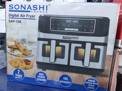 PROMO FRITEUSE AIR FRYER SONASHI 10L