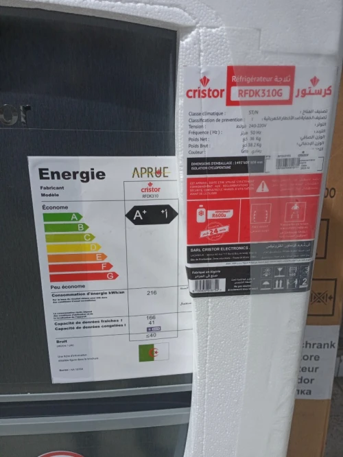 PROMO RÉFRIGÉRATEUR CRISTOR 310
