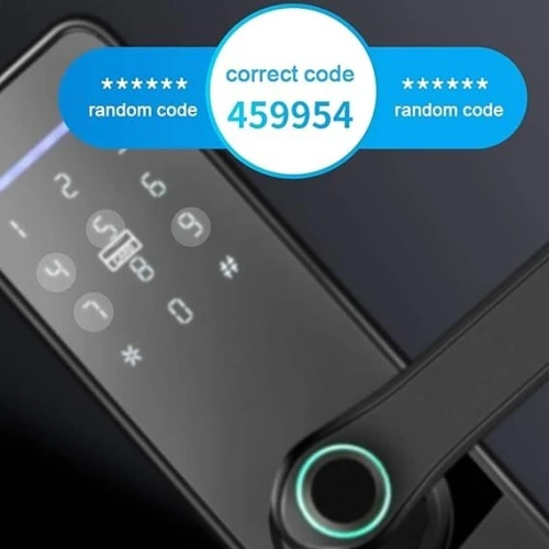 Serrure d'empreinte digitale, WiFi/cartes IC/mots de passe/intelligente écran tactile à clé 
