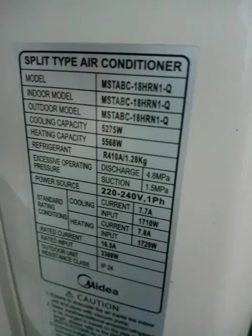 Vends 2 climatiseurs midea 24000 et 18000